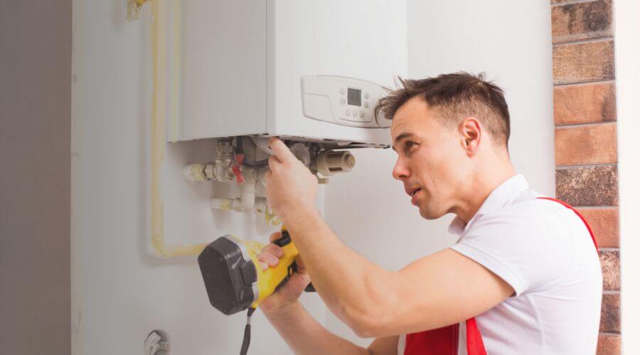 Local tankless water heater installation in Randolph, IA